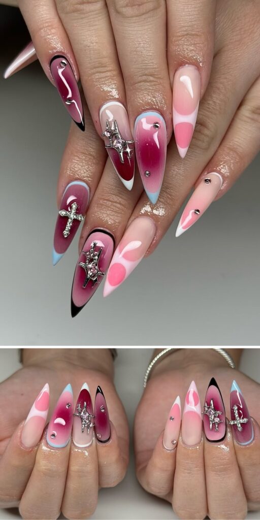 40 evil eye nails design