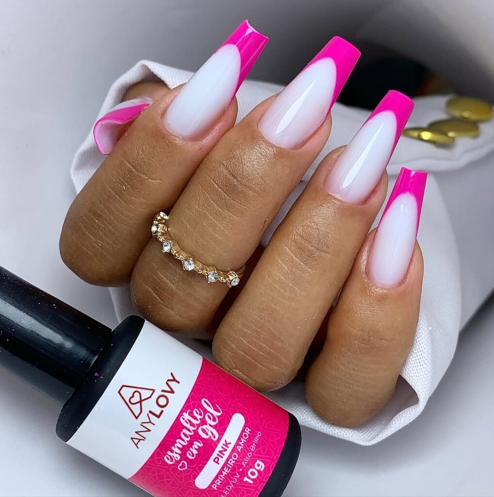 42 pink coffin nails ideas