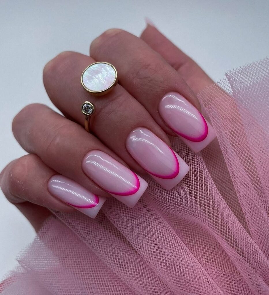 42 pink nails