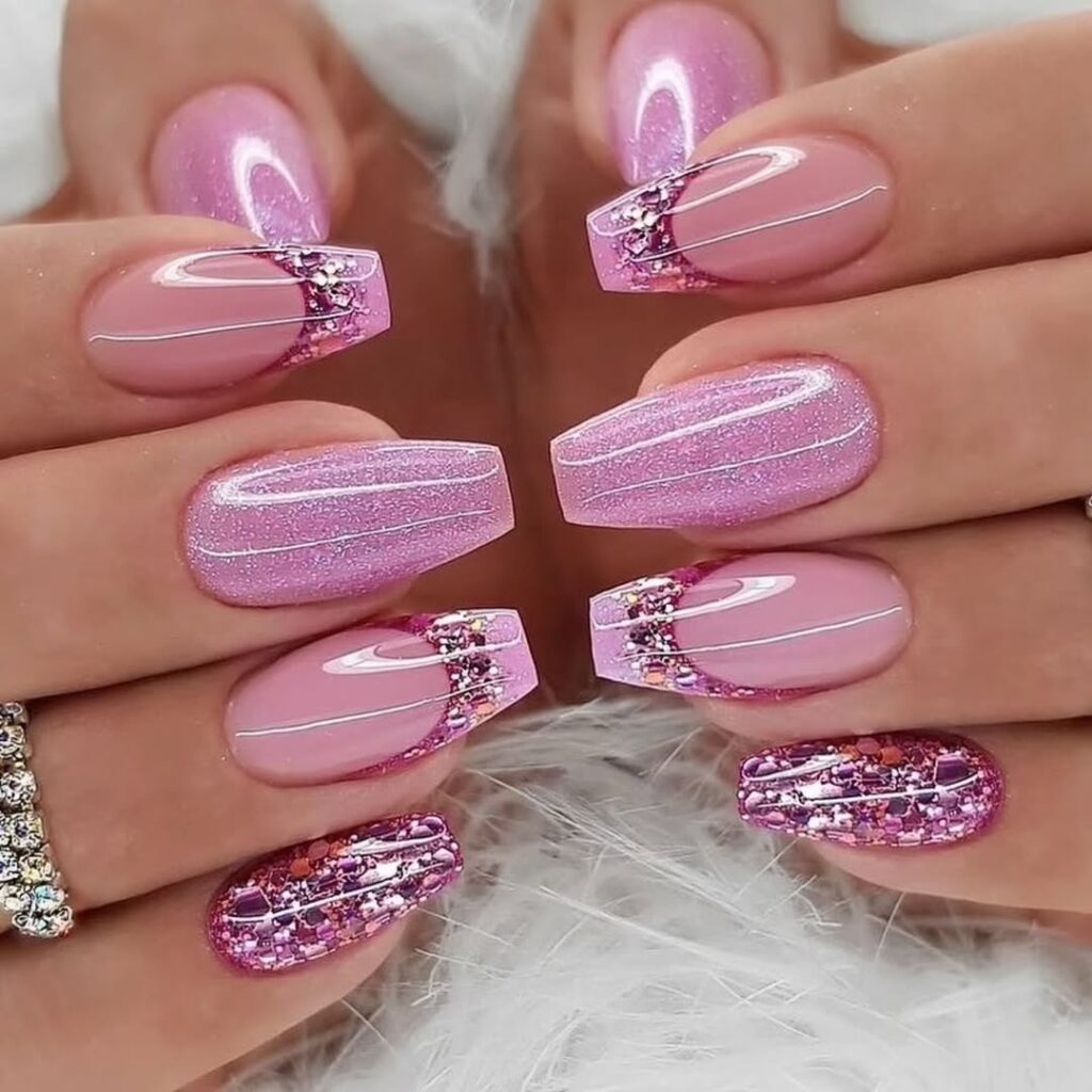 45 pink coffin nails ideas