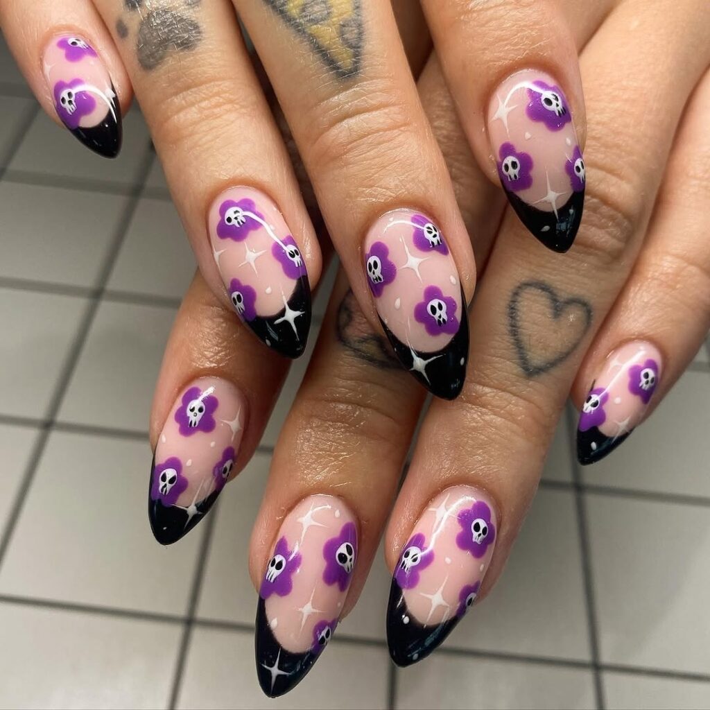 46 emo nails ideas