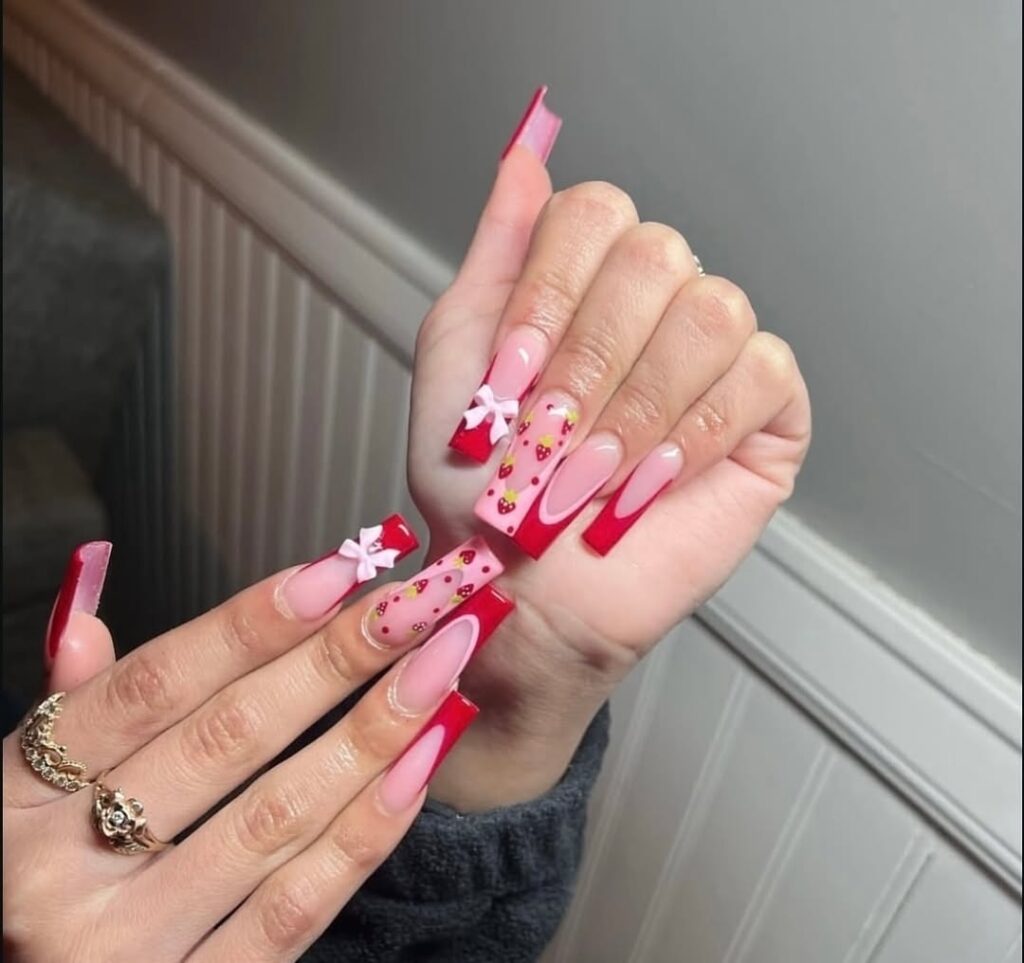 46 pink coffin nails ideas