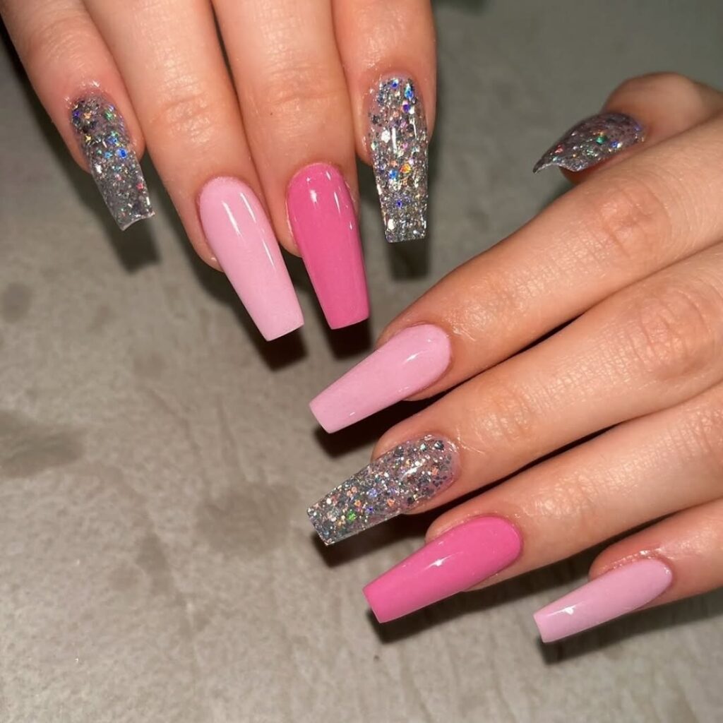 49 pink coffin nails ideas