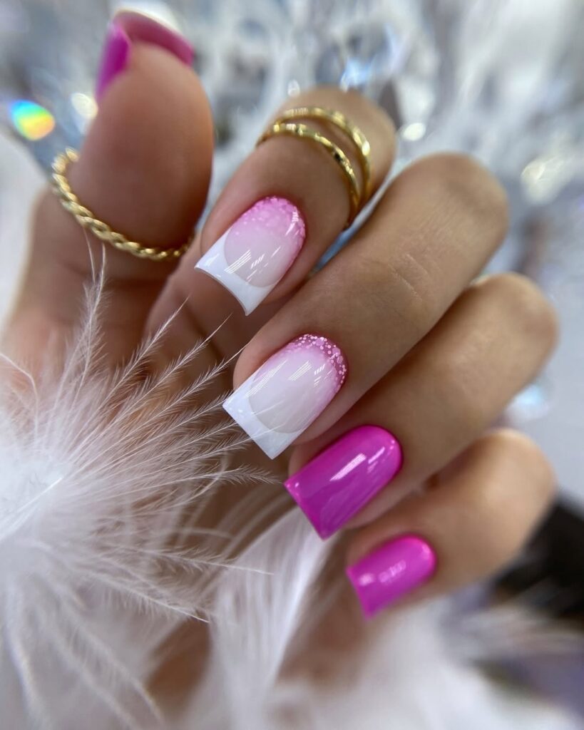 49 pink nails