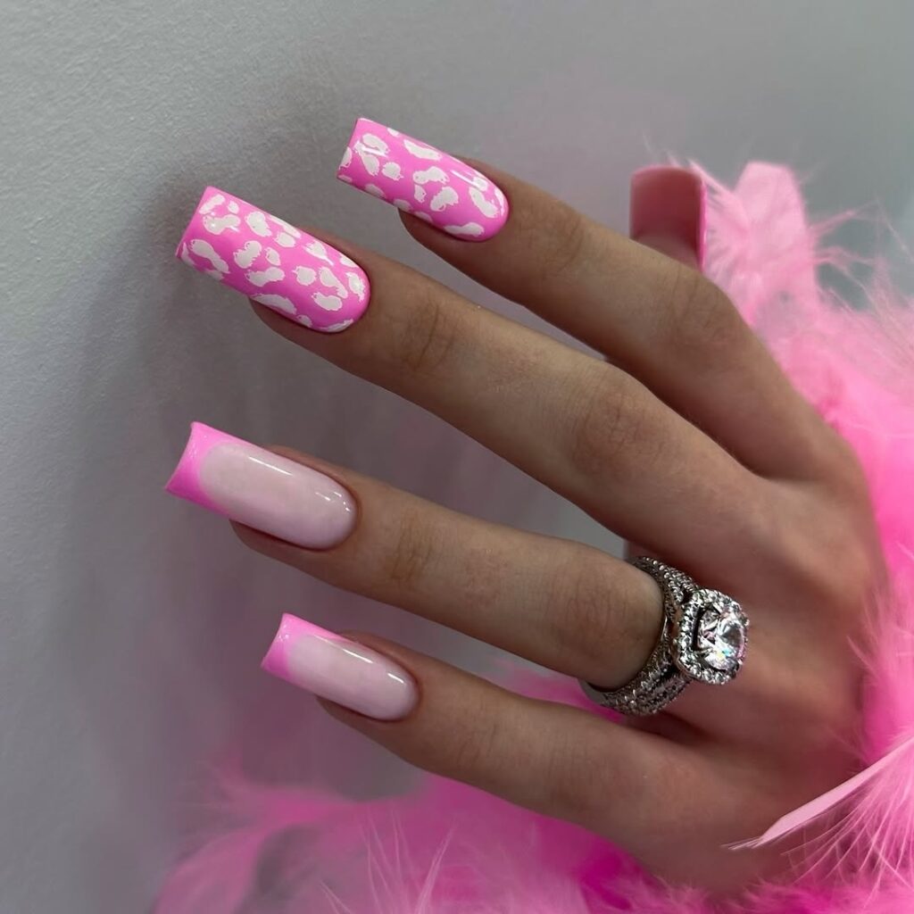 50 pink nails