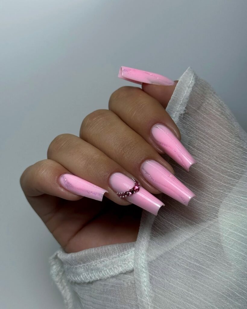 51 pink coffin nails ideas