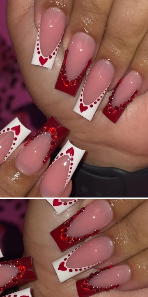 51 red coffin nails ideas