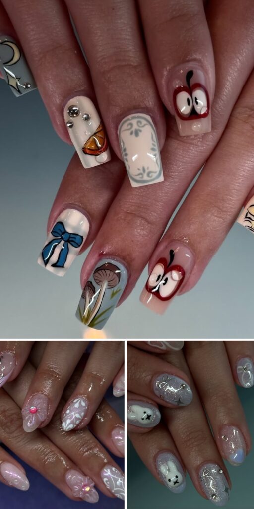 55 emo nails ideas