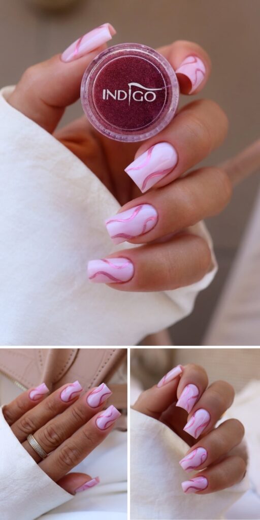 56 pink nails