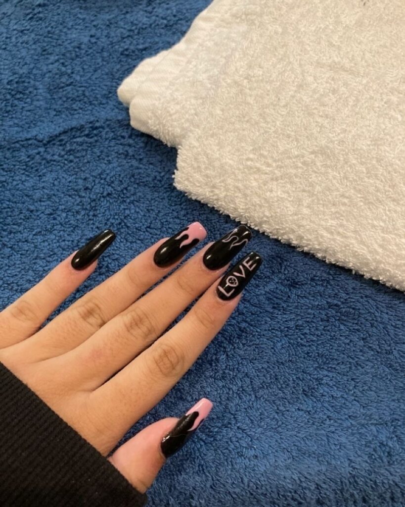 60 emo nails ideas