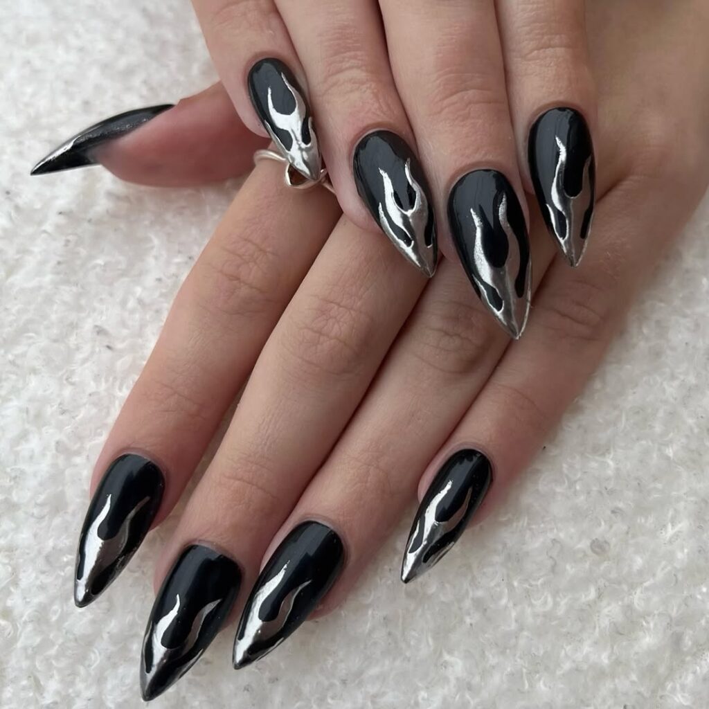 65 emo nails ideas