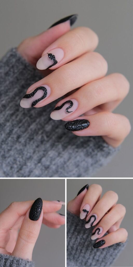 66 emo nails ideas