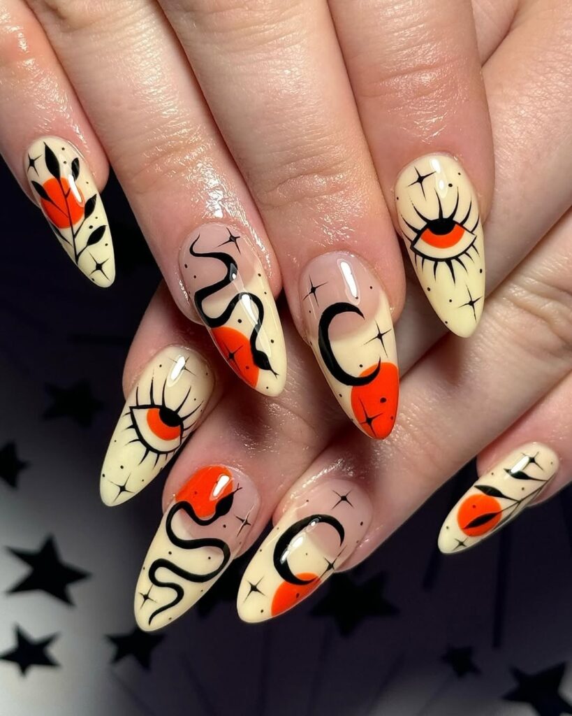 68 emo nails ideas