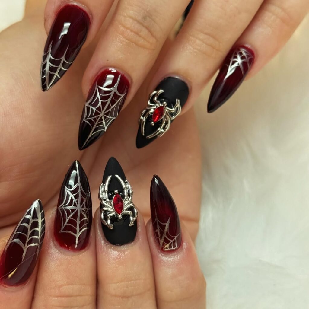 10 spider man nails idea 2025