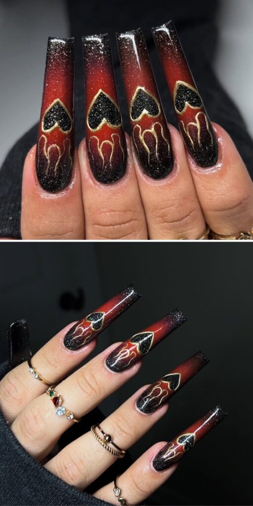 11 black coffin nails ideas