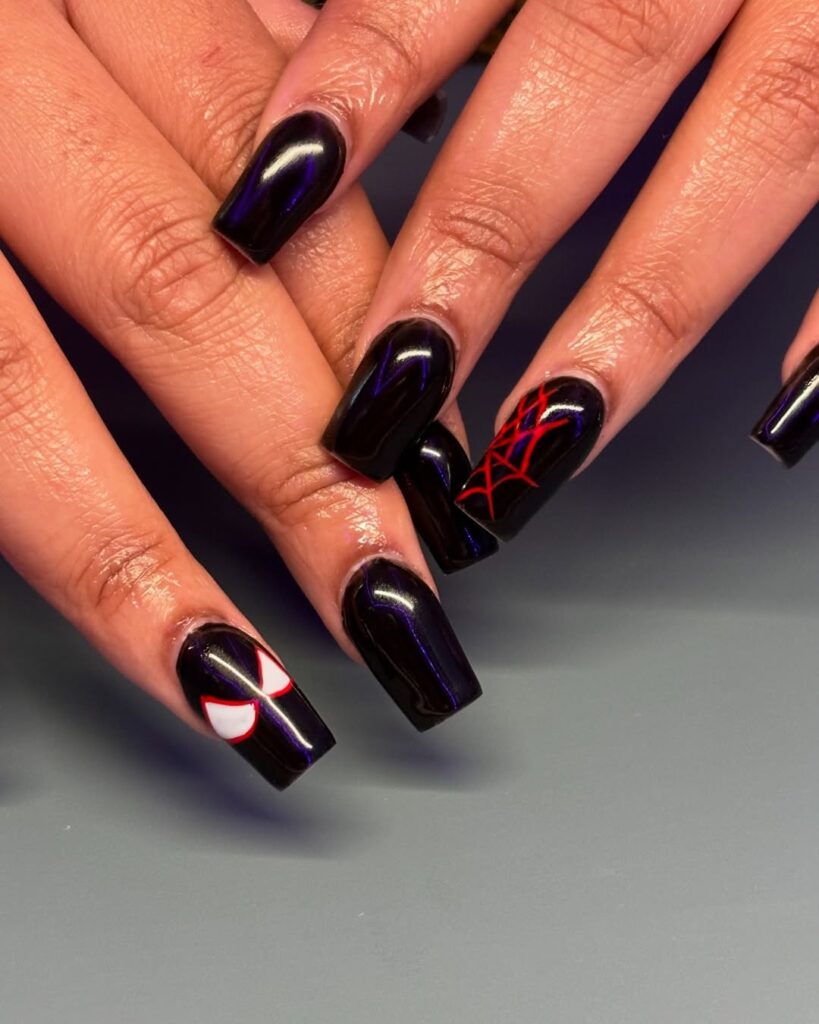 12 spider man nails idea 2025