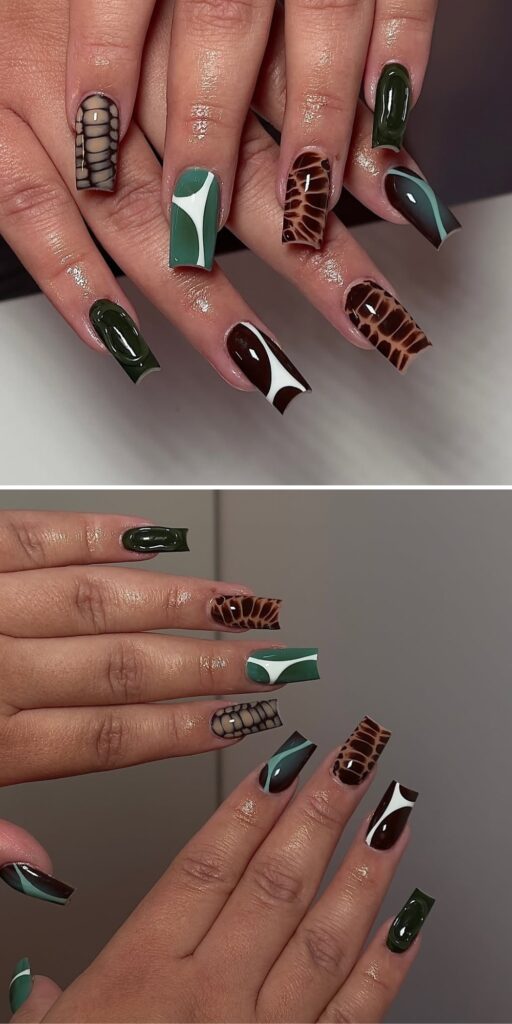 17 black coffin nails ideas