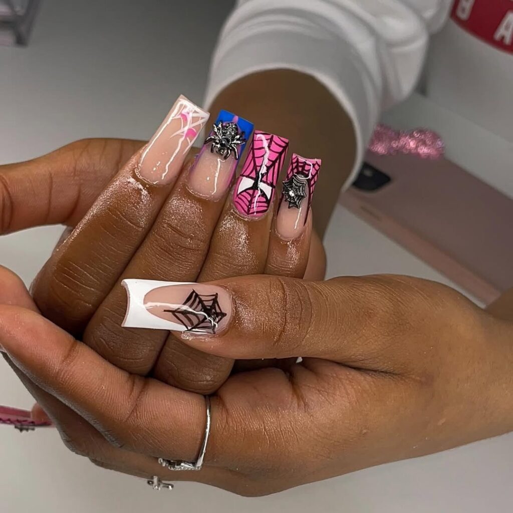 26 spider man nails idea 2025