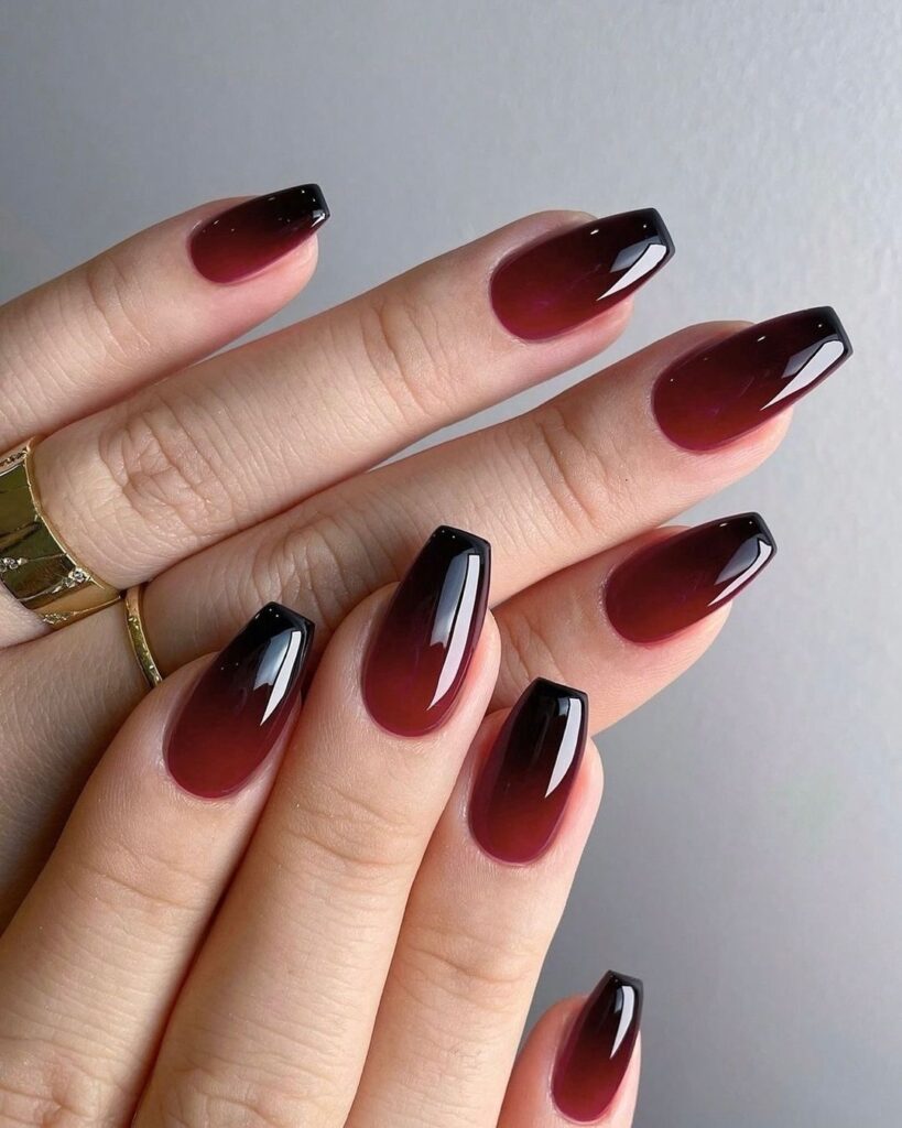 37 black coffin nails ideas