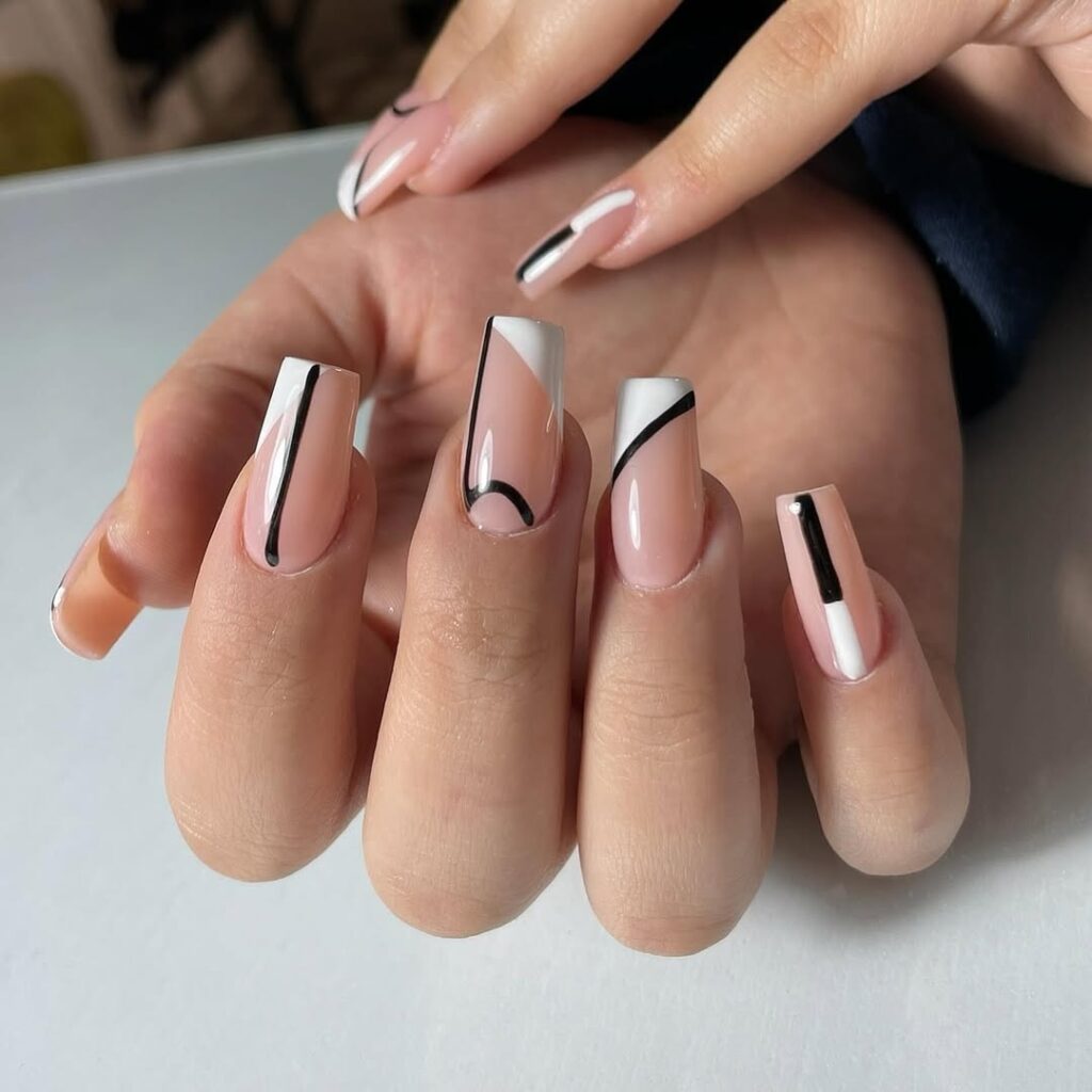 55 black coffin nails ideas